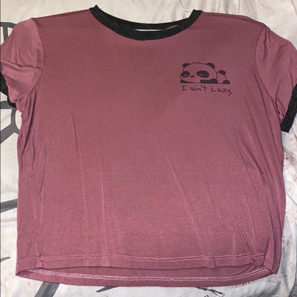 Short cropped shirt